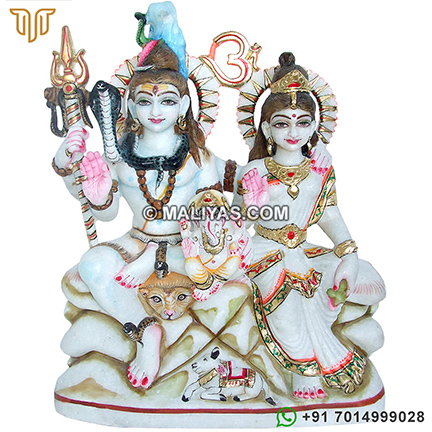 Lord Beautiful Shiva Parivar Murties