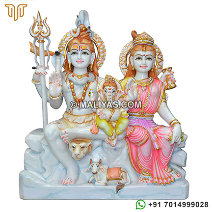 Lord Beautiful Shiva Parivar Murties