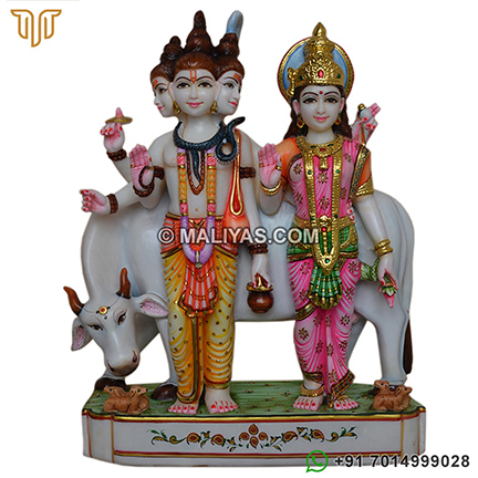 Lord Dattatreya with Anagha Lakshmi Statue