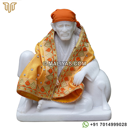 Lord Dwarka Mai Moorti from Marble Stone