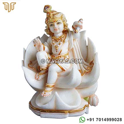 Lord Gopal Krishna Murti from Marble Stone