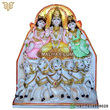 Lord Surya bhagavan With his Wives