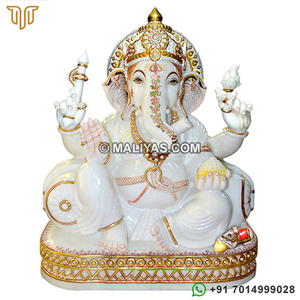Makrana Marble Ganesh Statue