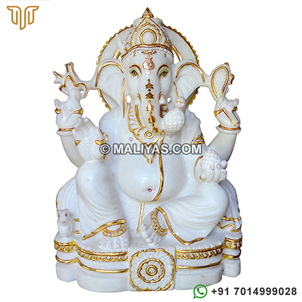 Makrana marble ganesh statue