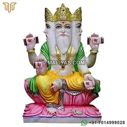 Marble Brahma Moorti