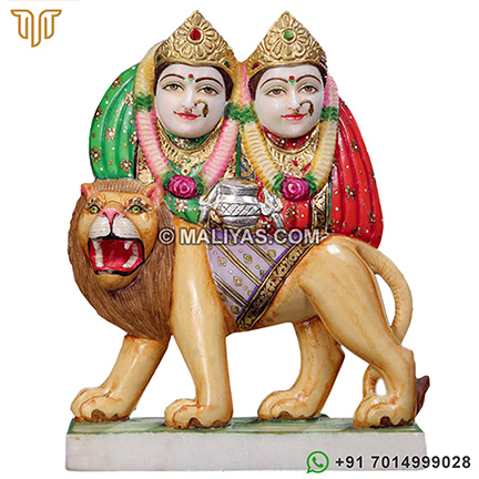 Marble Chamunda Maa Murti