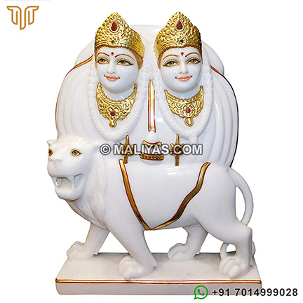 Marble Chamunda Mata Statue