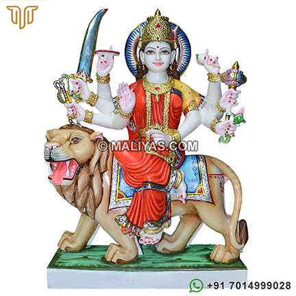 Marble Durga Statue