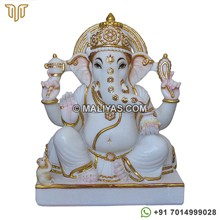 Marble Ganapati Murti