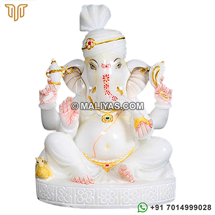 Marble Ganesh Statue For Home Decor
