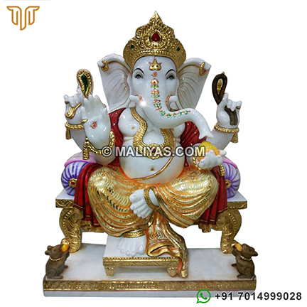 Marble Ganesh Statue For Temple