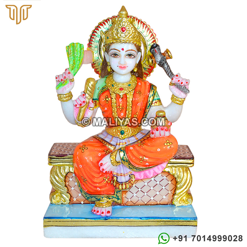 Marble Ganga Mata Murti