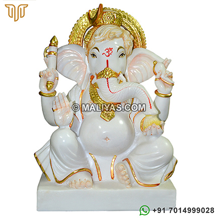 Marble Ganpati Statue