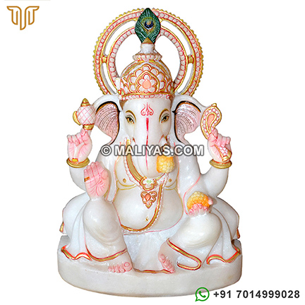 Marble Ganpati Statue