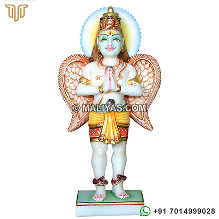Marble Garud ji Moorti 