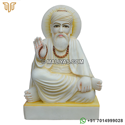Marble Guru Nanak Statue