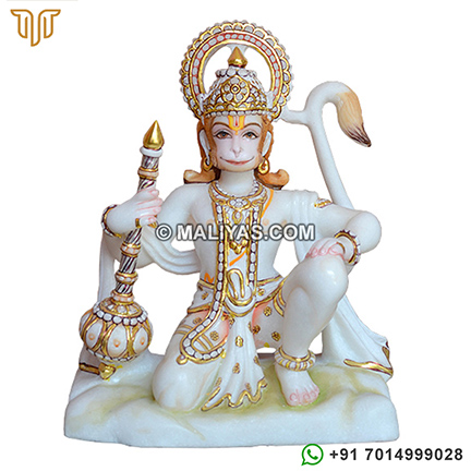Marble Hanuman Deities