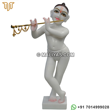 Marble Idols of Iskcon Krishna