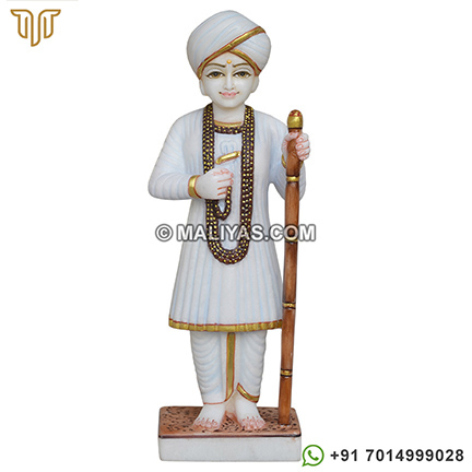 Marble Jalaram Bapa Statue for Temple