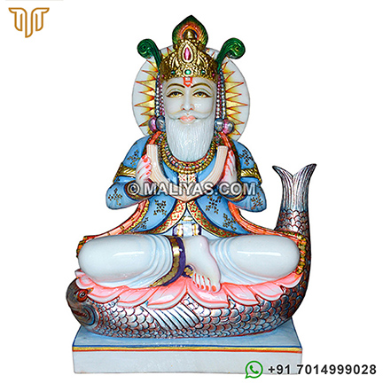 Marble Jhulelal Murti