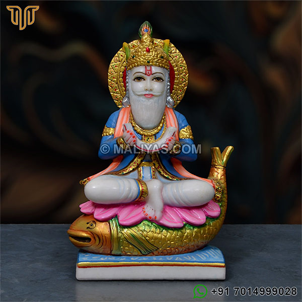 Marble Jhulelal Murti