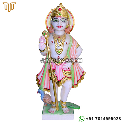 Marble Karttikeya Statue