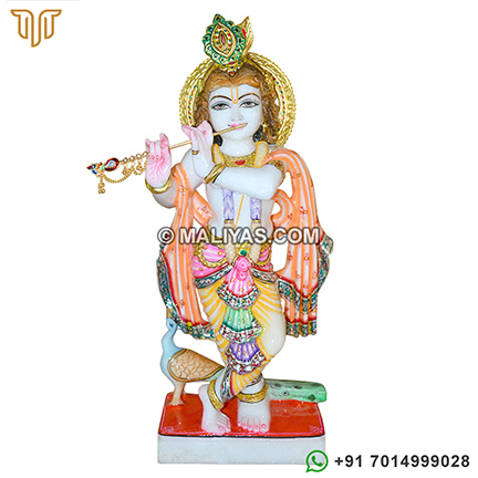 Marble Krishna Deity