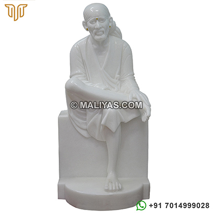 Marble Lord Sai Baba Statue