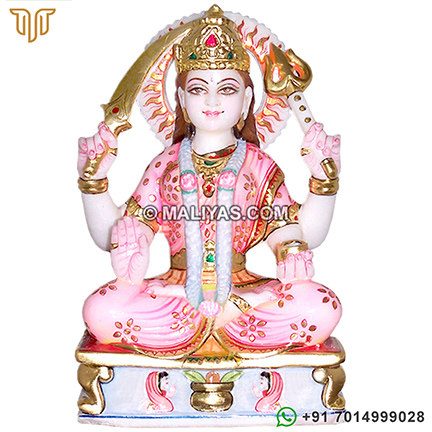 Marble Maa Santoshi Staue