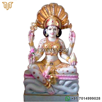 Marble Padmavati Statue