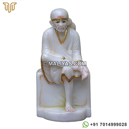 Marble Sai Baba Idol