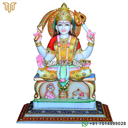 Marble Santoshi Mata Idol
