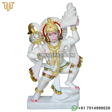 Marble Statue of Lord Hanuman