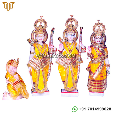 Marble Statues of Lord Ram Sita Laxman