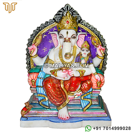 Marble Varada Ganapati Statue