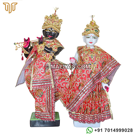 Marble iskcon Krishna statue manufacturer