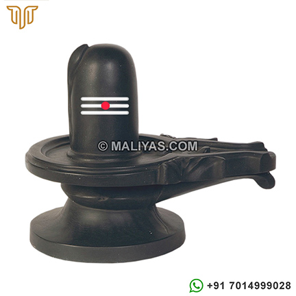 Marble shivlingam statue