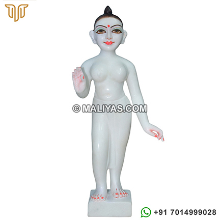 Radha Iskcon Statue made of Marble stone