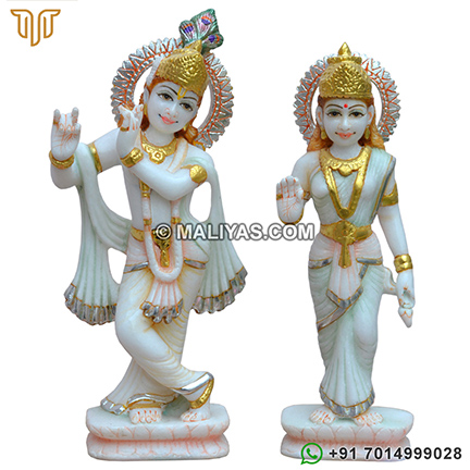 Radha Krishna Statue For Temple