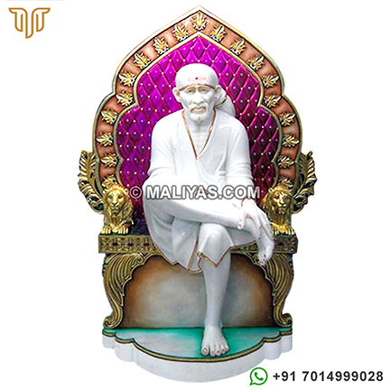 Sai Baba statue singhasan