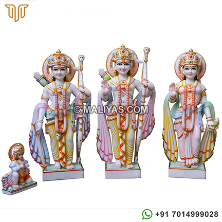 Shri Ram Darbar Statue Colorful