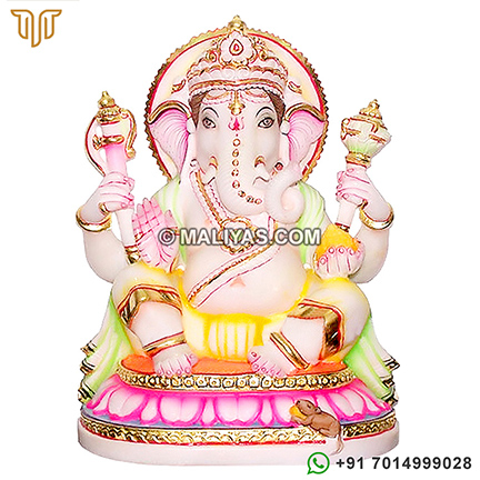 Stone Gganesh Statue Deity