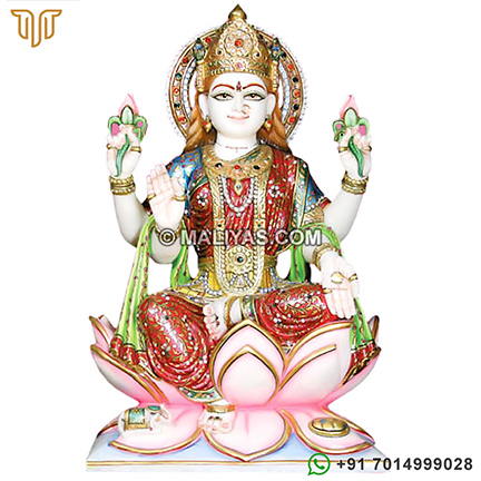 Superior quality Marble Laxmi Statue