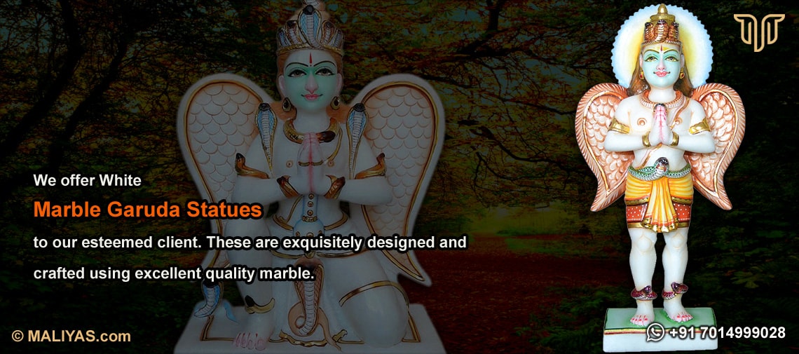 Marble Garuda Statue