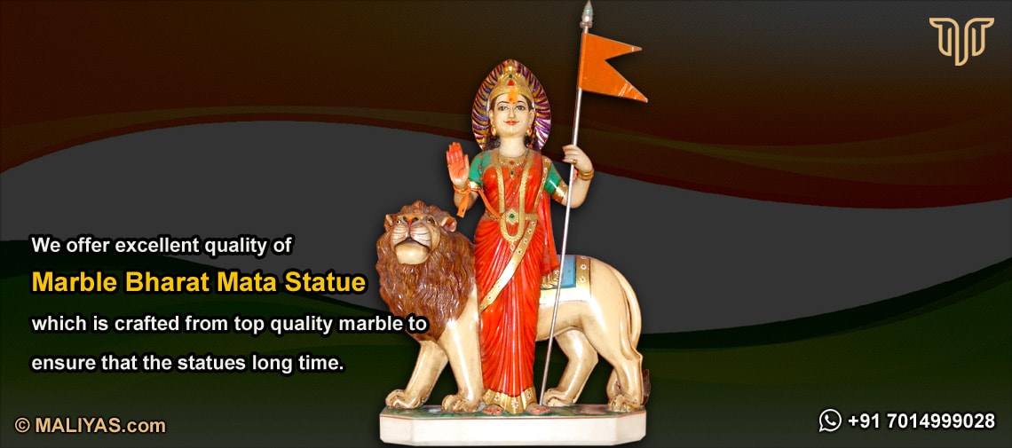 Marble Bharat Mata Statue