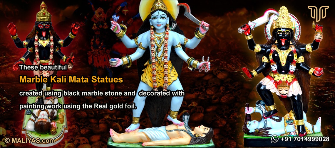 Marble Kali Maa Statue